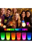 6 Adet Glow Parti Shot Bardak Karanlıkta Parlayan Fosforlu Yılbaşı Neon Tekila Kokteyl Bardağı thumbnail 5