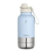 FAKİR PetPard 3 IN 1 Kedi & Köpek Mama Kabı ve Paslanmaz Çelik Termos, 1 Litre, Mavi - 1