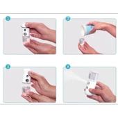 Şarjlı Mini Yüz Nemlendirici Dezenfektan Cihazı Mist Sprayer - 4