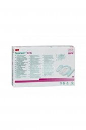 (4 ADET) Tegaderm Chg 1657r Şeffaf Film Yara Örtüsü Jelli 8,5cm X 11,5cm ( 4 Adet ) - 1