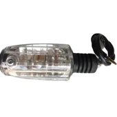 Ybr/Cg Uyumlu Beyaz Camlı Ampullu Sinyal Lambası 1 Adet thumbnail 1