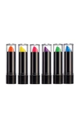 6 Adet Glow Parti Ruj Karanlıkta Parlayan Yanan Uv Neon Fosforlu Lipstick Dudak Yüz Boyama - 2