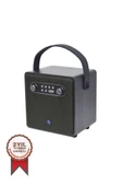 Bts-1688 Yeşil Mikrofonlu Karaoke Bluetooth Hoparlör - 3