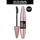 Maybelline New York, Lash Sensational, Yelpaze Etkili Maskara - Ekstra Siyah thumbnail 1