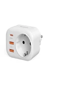 Ac-115 2500w 3.4a 2usb 1type-c 1soket Akım Korumalı Şarj Adaptörü Priz Çoğaltıcı - 1