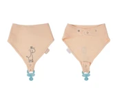 BabyJem Emzik Askılı Müslin Önlük 837 Somon - 1