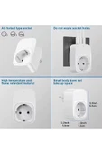 Tekli Yüksek Voltaj Korumalı Duvar Prizi 2x Type-c 1x Usb Çıkışlı Priz Grup Priz Çoğaltıcı Beyaz - 3