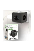 Termal Akım Korumalı Isıya Dayanıklı 3 lü Duvar Tipi Priz 3x Usb 1x Type-c - 3