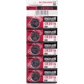 Maxell Cr2016 3v Lityum Düğme Pil 5'li Paket - 1