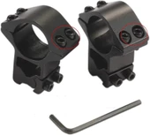 -25.4mm Dürbün İçin 11mm Yüksek Havalı  / Av Tüfeği Ayağı - 1