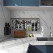 Mermer Desenli Mutfak Duvar Kağıdı Sticker - 5m X 60cm: Su Ve Yağa Dayanıklı, Yüksek Sıcaklık Esnekliğine Sahip Tezgah, Dolap, Ocak Yenileme Folyosu T10 - 2