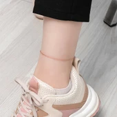 925 Ayar Gümüş Rose Zincir Desenli Halhal T8131 (599599) thumbnail 2