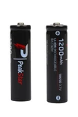 Orjinal 3.7 V 1200 Mah Şarj Edilebilir 18650 Turbo Model Li-ion Şarjlı Pil - 1