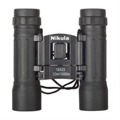 10x25 Av Dürbünü -56m/1000m - Kauçuk Kaplama Siyah thumbnail 1