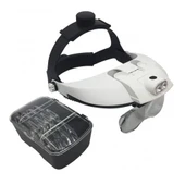 -5 Mercekli Çok Fonksiyonlu, Başlık Tip Işıklı Büyüteç 81001h - 2