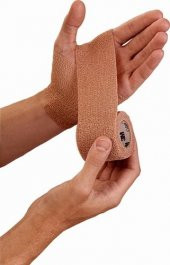3M 1581 Coban (10Adet) Kendinden Yapışkanlı Sabitleme Sporcu Bandaj 2,5cm x 4,5m - 1