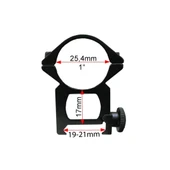 Çift Vidalı 22 Mm  Dürbün Montaj Ayağı - 2