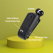 Telefon Bağlantılı Makaralı Kulaklıklı Bluetooth Kulaklık - 3