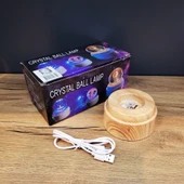 Usb&039li Kalp Tasarımlı Dönen Cam Küre thumbnail 2