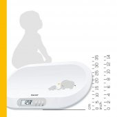 BEURER BY 90 BLUETOOTH ÖZELLİKLİ BEBEK TARTISI TERAZİSİ Bebek Baskülü ALMAN MALI - 3