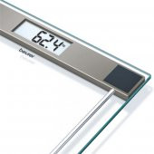 BEURER GS11 DİJİTAL Emniyetli Camdan BASKÜL TARTI TERAZİ BÜYÜK LCD EKRAN - 1