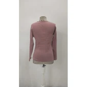 Lucky Life Kadın Uzun Kollu V Yakalı Kaşkorse Bluz - 6