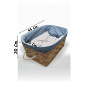 Özel Tasarım Hasır Kedi Yatağı Dikdörtgen Hasır Yatak thumbnail 3