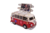 Dekoratif Metal Minibüs Çerçeveli Biblo Kumbaralı (599599) - 2