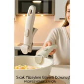 Profesyonel Kıskaçlı Tencere Tava Tutucu – Isıya Dayanıklı, Güvenli Kavrama - 1