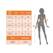 Lucky Life Kadın Uzun Kollu Kare Yaka Mini Balon Modal Elbise - 4