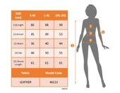 Lucky Life Kadın Uzun Kollu Yakalı Mini Deri Elbise thumbnail 4