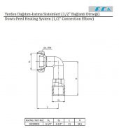 Eca 1/2" Bağlantı Dirseği 102199319 - 2