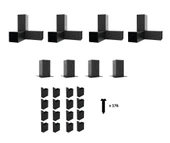 iAhşap Pergola Braket Seti 4 Ana Direkli Dalgalı Gölgelikli Üst Izgaralı - 2