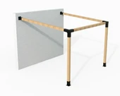 iAhşap Sundurma 2 Ana Direkli Sundurma Pergola Bağlantı Braket Seti - 2
