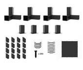 iAhşap Braket Seti 4 Ana Direkli Seperatörlü - Gölgelikli Pergola - 6
