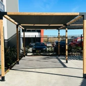 iAhşap Pergola Braket Seti 6 Ana Direkli Gölgelikli Pergola Braket Seti - 7