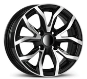 EMR-F15034-03 6.5x15" -4x108 534-3 ET25 65.10 Black Diamond Jant (4 Adet) - 1