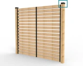 iAhşap 9 x 9 Ana Direkler İçin Çit Başlığı -Çit Kapağı - 6