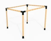 iAhşap Pergola Braket Seti 4 Ana Direkli Pergola Bağlantı Braket Seti - 2