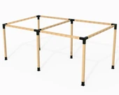 iAhşap Pergola Braket Seti 6 Ana Direkli Pergola Bağlantı Braket Seti - 2