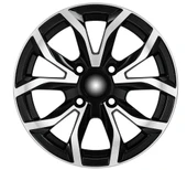 EMR-F15034-03 6.5x15" -4x108 534-3 ET25 65.10 Black Diamond Jant (4 Adet) - 2