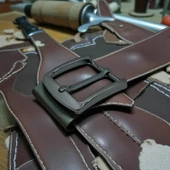 Kemer Tokası 4,5 cm Siyah Nikel 1 Adet  (Leathercraft, Deri Hobi) - 1