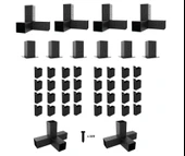 iAhşap Pergola Braket Seti 6 Ana Direkli Üstü Izgaralı Eğimli Pergola Braket Set - 8