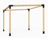 iAhşap Pergola Braket Seti 4 Ana Direkli Pergola Bağlantı Braket Seti - 4