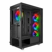 PowerBoost VK-G3506S USB 3.2 ARGB ATX Mid Tower Siyah Kasa thumbnail 6
