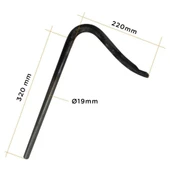 Rox Wood 0101 Holdfast Çelik İşkence 32x22 cm thumbnail 2