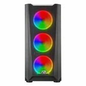 PowerBoost VK-W001B USB 3.2 ARGB ATX Mid Tower Siyah Kasa thumbnail 2