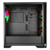 PowerBoost VK-G4306S USB 3.2 ARGB eATX Mid Tower Siyah Kasa thumbnail 4