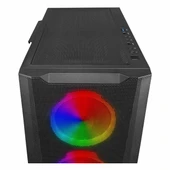 PowerBoost VK-W001B USB 3.2 ARGB ATX Mid Tower Siyah Kasa thumbnail 3