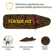 Ütü Masası Kılıfı Keçeli Leopar Desen - 3